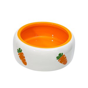 Ioensy - Cuenco Antideslizante Para Comedero De Conejo, Cuenco De Alimentación Para Erizo, Jerbos, Cachorro, Gatito, 11Cm X 4,5 Cm, Redondo