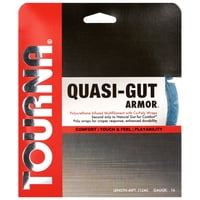 Juego De Cuerdas De Tenis Tourna Quasi-Gut Armor 16G 1.30 Mm Azul
