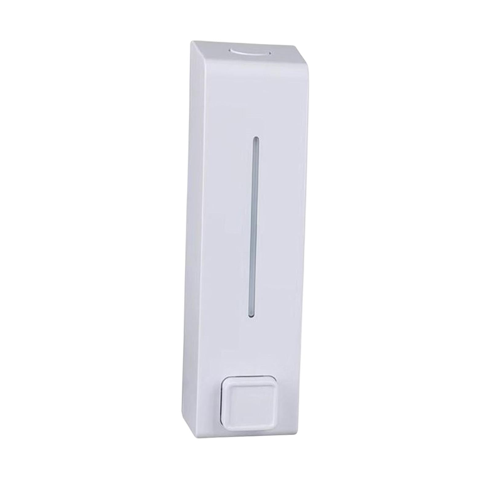 Bothyi - Dispensador De Jabón De 600 Ml Champú De Ducha De Baño Montado En La Pared Hotel Blanco