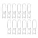 thumbnail image 1 of 12 Uds. Perchas Para Calcetines, Tendedero Para Ropa Interior, Corbatas, Medias Hasta El Muslo, Color Blanco, 1 of 3