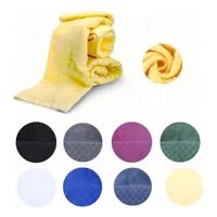 Genérico - Toalla De Cuerpo 70X130 Cm 100% Algodón Color Amarillo Liso