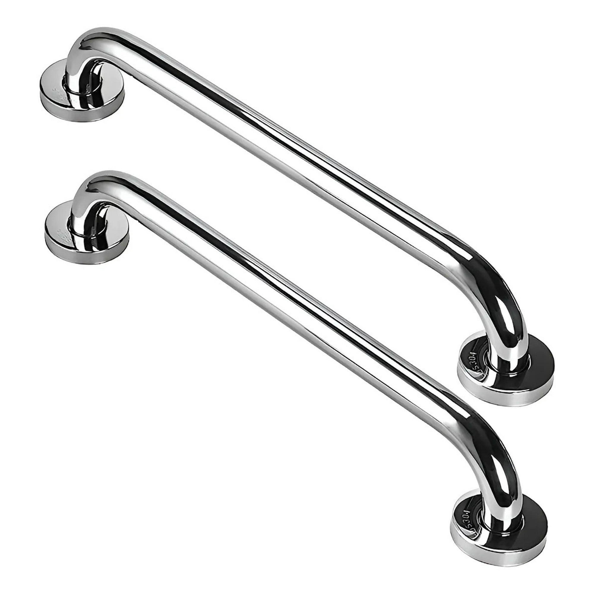 Genérica - 2pcs Barras De Seguridad Apoyo 40 Cm Pasamanos Acero Inoxidable 304, Con Tornillos