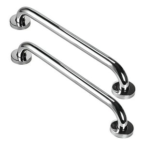 Genérica - 2Pcs Barras De Seguridad Apoyo 40 Cm Pasamanos Acero Inoxidable 304, Con Tornillos