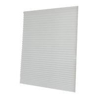 Magideal - Cortinas Plegables Temporales Para Ventanas, Sin Perforaciones, De Material No Tejido, Para Uso Variado, Inalámbricas, Para Baño, Fácil Instalación. Blanco Xl