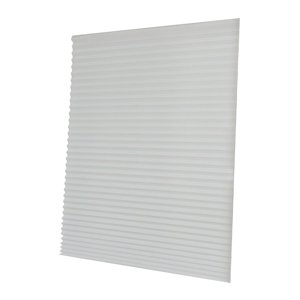 Magideal - Cortinas Plegables Temporales Para Ventanas, Sin Perforaciones, De Material No Tejido, Para Uso Variado, Inalámbricas, Para Baño, Fácil Instalación. Blanco Xl