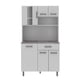 thumbnail image 2 of Mueble Cocina 6 Puertas Blanco - Gris, 2 of 3