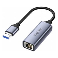 Adaptador Veggieg Ethernet Usb 3.0 A Rj45 Lan Ethernet 10/100/1000 Mbps Nintendo Pc Notebook