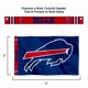 thumbnail image 2 of Bandera de lona WinCraft 91 cm x 152 cm Buffalo Bills, 2 of 6