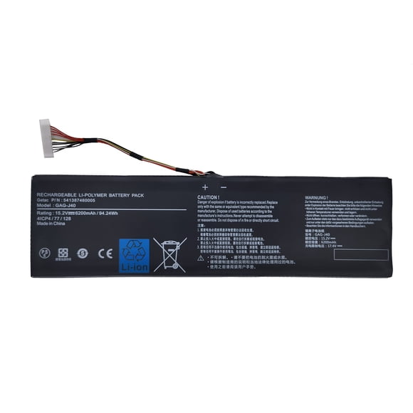 Batería para portátil FLYRLB GAG-J40 15.2 V 94.24 Wh Li‑ion