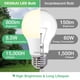 thumbnail image 4 of Bombillas LED DEGNJU, 8,5 W, 800 lm, 2700 K, A19 E26, paquete de 24, 4 of 9