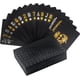 thumbnail image 1 of Barajas de cartas JICUICUI: juegos de póker premium con colores brillantes y únicos, tamaño estándar, divertidos juegos para fiestas familiares, color negro., 1 of 6