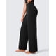thumbnail image 3 of Pantalones de yoga CRZ YOGA Butterlift, cintura alta, pierna ancha, negros, 3 of 6