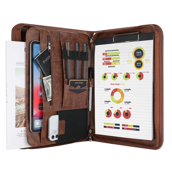 Carpeta Portfolio Business Padfolio ProCase Brown