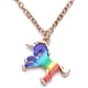 thumbnail image 1 of Collar de manguera de unicornio para mujeres, regalos para amigas, collar con dijes, 1 of 5