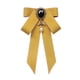 thumbnail image 5 of Pajarita Cinta Broche Bowknot Pajarita Regalo Collar Pin Para Camisa Uniforme Traje Amarillo, 5 of 5