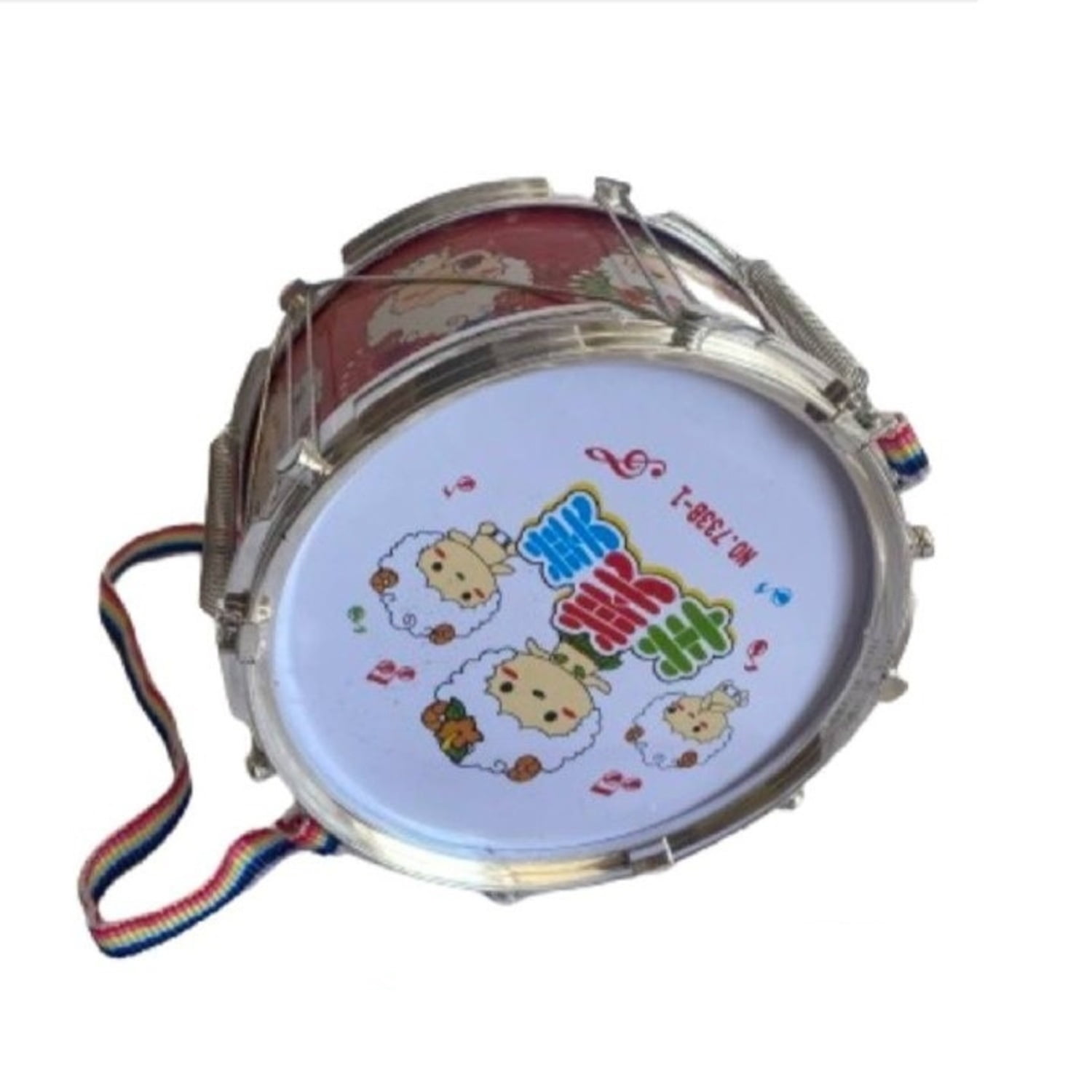 Genérico - Pack X 3 Juguete Tambor Ovejas Happy Tamaño L