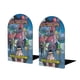 thumbnail image 1 of Motel Transylvania Sujetalibros decorativos temáticos, tope para estantería con base antideslizante, uso dual para hogar y oficina - 2 piezas, 1 of 6