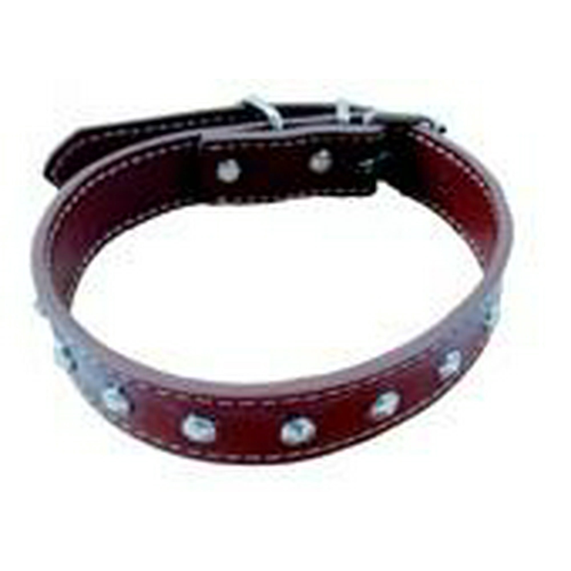 Genérico - Collar Para Perros O Gatos Tachas Marrón L