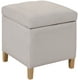 thumbnail image 1 of Pouf Baúl Rucato Blanco Felpa 46x46x50 cm, 1 of 3