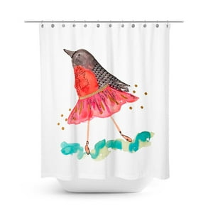 Paper-Home - Cortina Baño Pájaro Bailarín Infantil