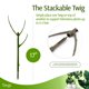 thumbnail image 4 of Estacas Apoyaplantas Apilables Twigs GA 43 cm Paquete de 5, 4 of 6