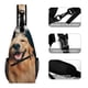 thumbnail image 3 of Golden Retriever Riñonera Bandolera con Estampado Integral para Hombres y Mujeres, Bolso Cruzado Gráfico de Tendencia, Mochila de Hombro Streetwear para Ciclismo y Deportes, Riñonera Versátil Casual, 3 of 6