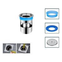 Genérica - Valvula Antiolor Trampa Olores Baño Cocina Desagues Acero Inoxidable 304 Para 32-54Mm