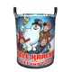 thumbnail image 1 of Frosty el Muñeco de Nieve Cesta de lavandería de gran capacidad redonda con asa, bolsa para ropa sucia plegable, almacenamiento para dormitorio, baño y lavadero 44x35 cm, 1 of 6