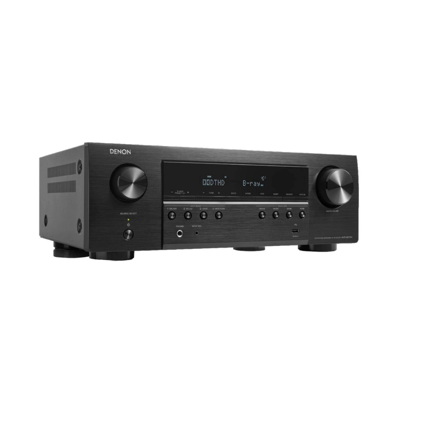 Receiver A/v 5.2 8k Denon Wifi Avrs670hbk