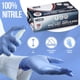 thumbnail image 3 of Guantes de Nitrilo MEDca para Examen, Caja de 100 Unidades, Desechables, No Estériles, Resistentes a Químicos, Azul, 3 of 7