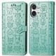 thumbnail image 4 of Funda Cartera FOXDOCK para iPhone 17 , Flip PU con Relieve de Gatos y Perros, Tarjetero y Soporte, 4 of 6