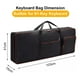 thumbnail image 2 of Funda Portátil Para Teclado Musical 61 Teclas Impermeable Tela Oxford Resistente a caídas, 2 of 6