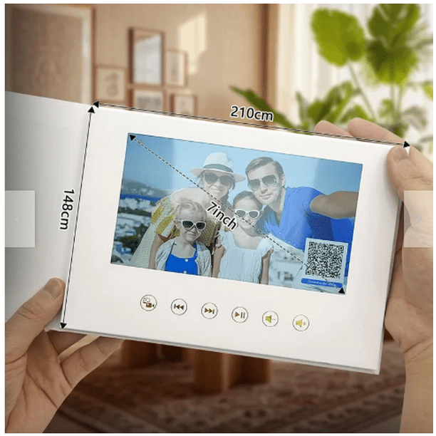 Álbum Digital Tipo Libro con Cubierta Blanca NEOVIEW7 | Lider