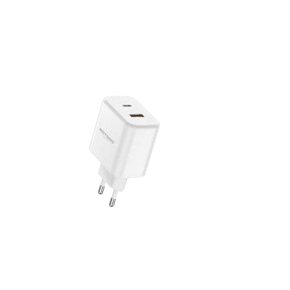 CARGADO PARED USB-C/LIGHTNING 25W PD-25W/QC30 MOTOMO MO-313C