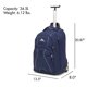 thumbnail image 3 of Mochila con ruedas para portátil High Sierra Freewheel True Navy, 3 of 5