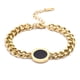 thumbnail image 1 of Pulsera Grumet Número Romano Reversible Acero Inoxidable 18k Dorada, 1 of 3