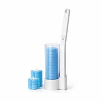 Tevere - Cepillo Limpiador De Inodoro Wc Desechable 24 Cargas