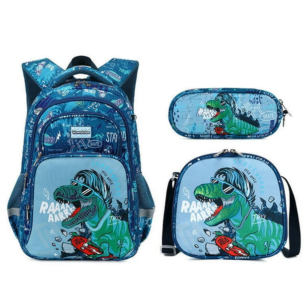 Cusangel School Backpack Set Large Capacity School Bag For Kids Boy Dinosaur Anime Backpack Cartoon Unicorn Backpack Cartoon Bag