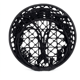 thumbnail image 3 of Silla Hamaca Colgante Redonda Interior Exterior Negro, 3 of 4