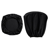 Magideal - Funda Para Silla De Oficina A Prueba De Agua Funda Para Sillón Funda Protectora Para Silla Giratoria Estirable A Prueba De Polvo Para Cocina Comedor , Negro Nerón