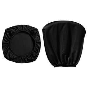 Magideal - Funda Para Silla De Oficina A Prueba De Agua Funda Para Sillón Funda Protectora Para Silla Giratoria Estirable A Prueba De Polvo Para Cocina Comedor , Negro Nerón