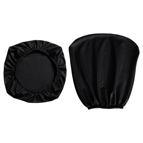 Magideal - Funda Para Silla De Oficina A Prueba De Agua Funda Para Sillón Funda Protectora Para Silla Giratoria Estirable A Prueba De Polvo Para Cocina Comedor , Negro Nerón