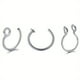 thumbnail image 3 of 3/5pcs Stainless Steel Septal Ring Clip for Unisex - Non-Piercing Body Jewelry for a Natural Look, 3 of 5