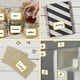 thumbnail image 4 of Etiquetas autoadhesivas con borde dorado, 200 unidades, 7,7 x 5,2 cm, 4 of 7