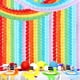 thumbnail image 2 of Guirnalda De Trébol De Papel Rainbow 12 Piezas 141 6 Pies, 2 of 7