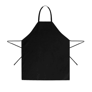 Importclick - Pack 10 Mandil Delantal Multiuso 65X75 Cm Color Negro
