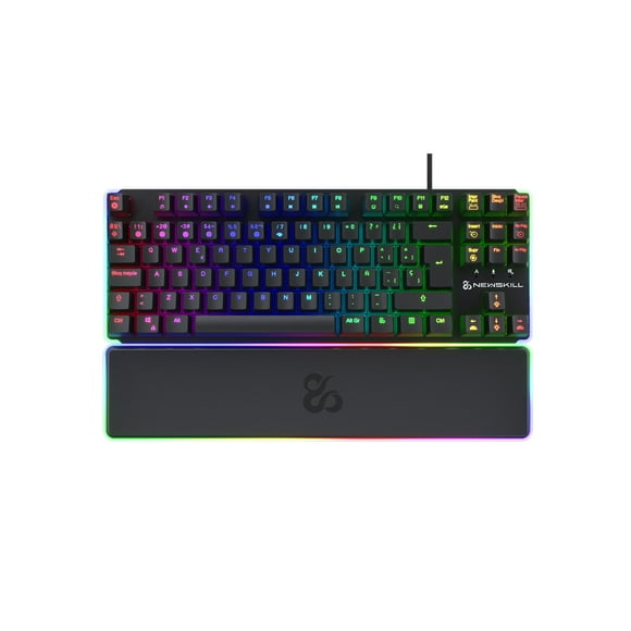 Teclado Gamer Gungnyr Negro TKL Pro RGB Switch Gateron Red