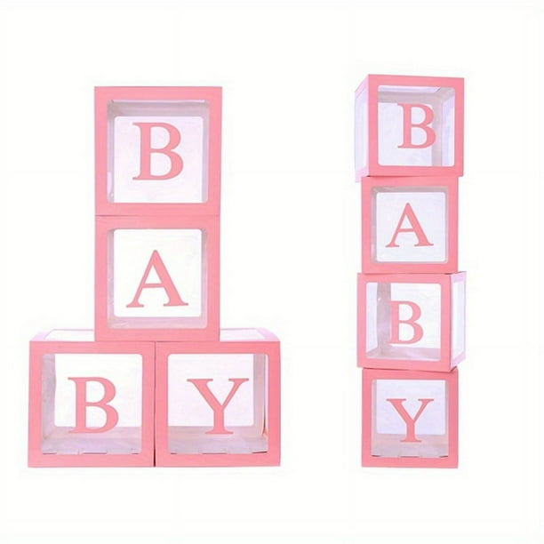 Set, Transparent Balloon Box, BABY Letter Party Decoration Supplies, Wedding Scene Layout Props (without Balloons), Birthday Balloons, Birthday Party Supplies, Party Decoration, Wedding Supplies, Wedd