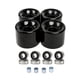 thumbnail image 4 of Ruedas Para Monopatín Con Rodamientos, Ruedas De 60 Mm, Juego De 4, Cubierta Negra Negra, 4 of 5