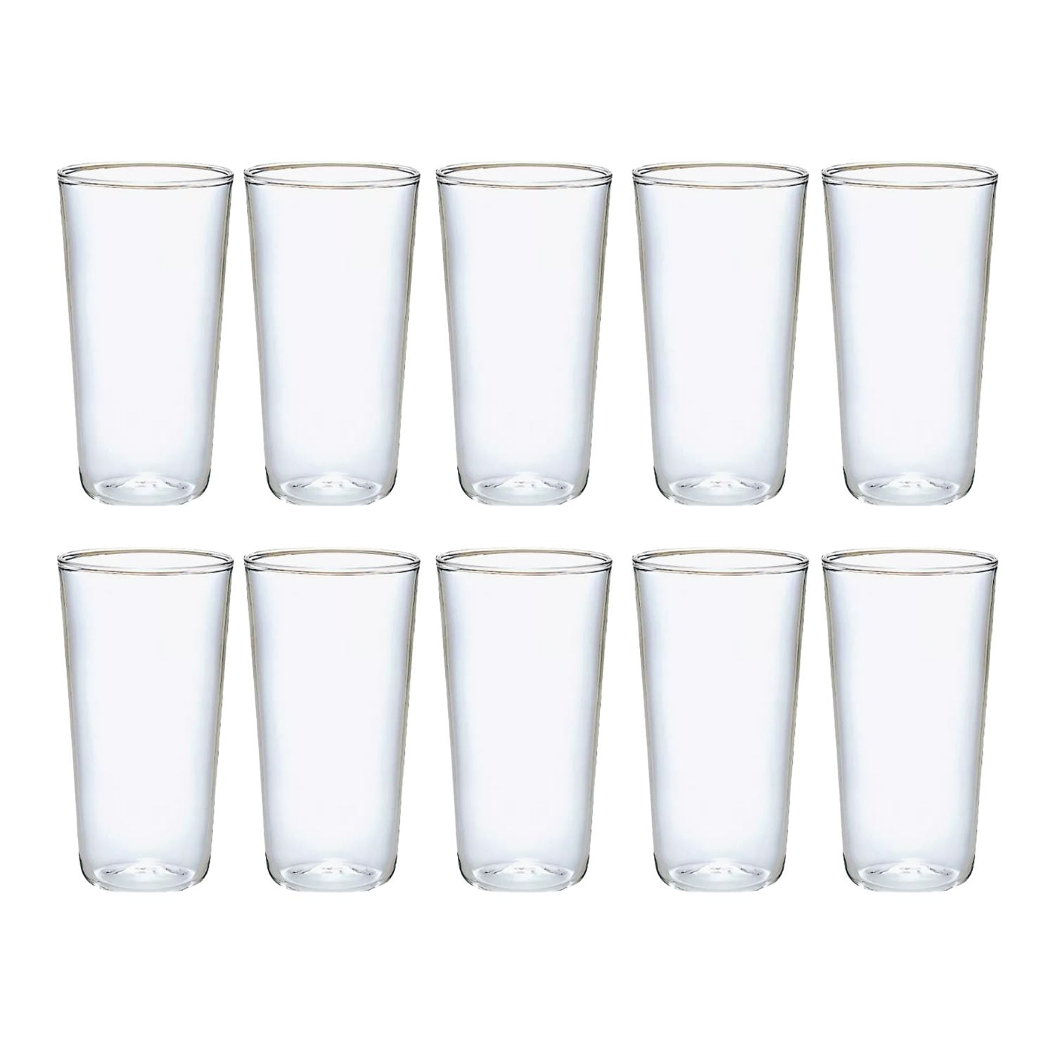 Disparo - Pack 10 Vasos Desechables De 300ml Jugo Bebidas Multiuso